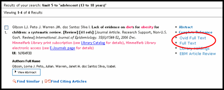 Using databases to find journal articles